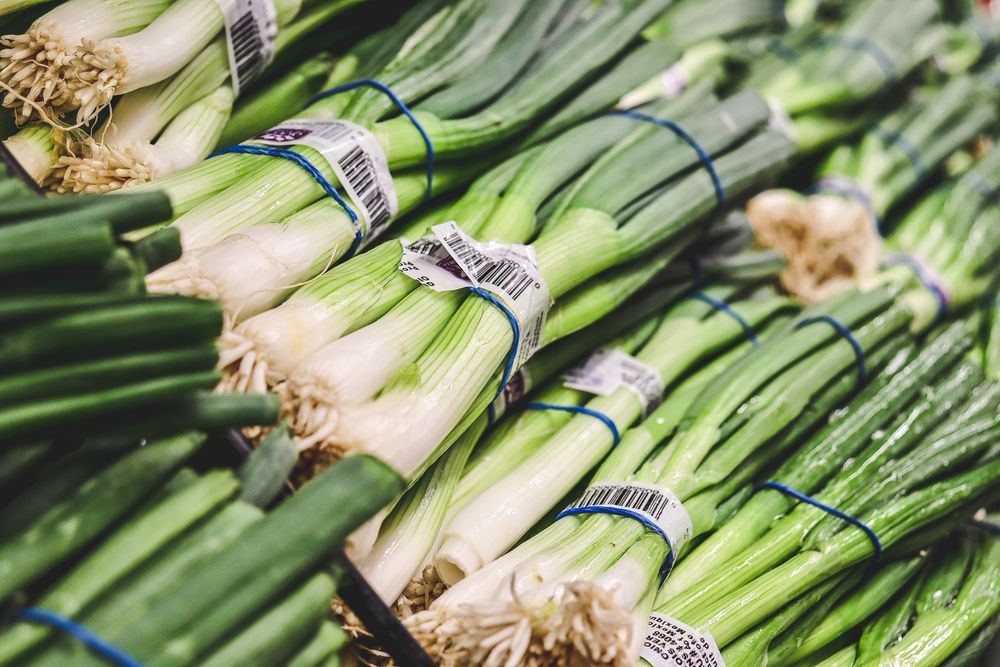 Green onions and scallions